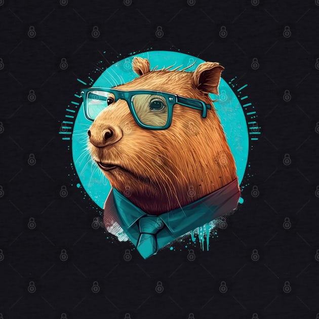 Capybara Hipster by JayD World